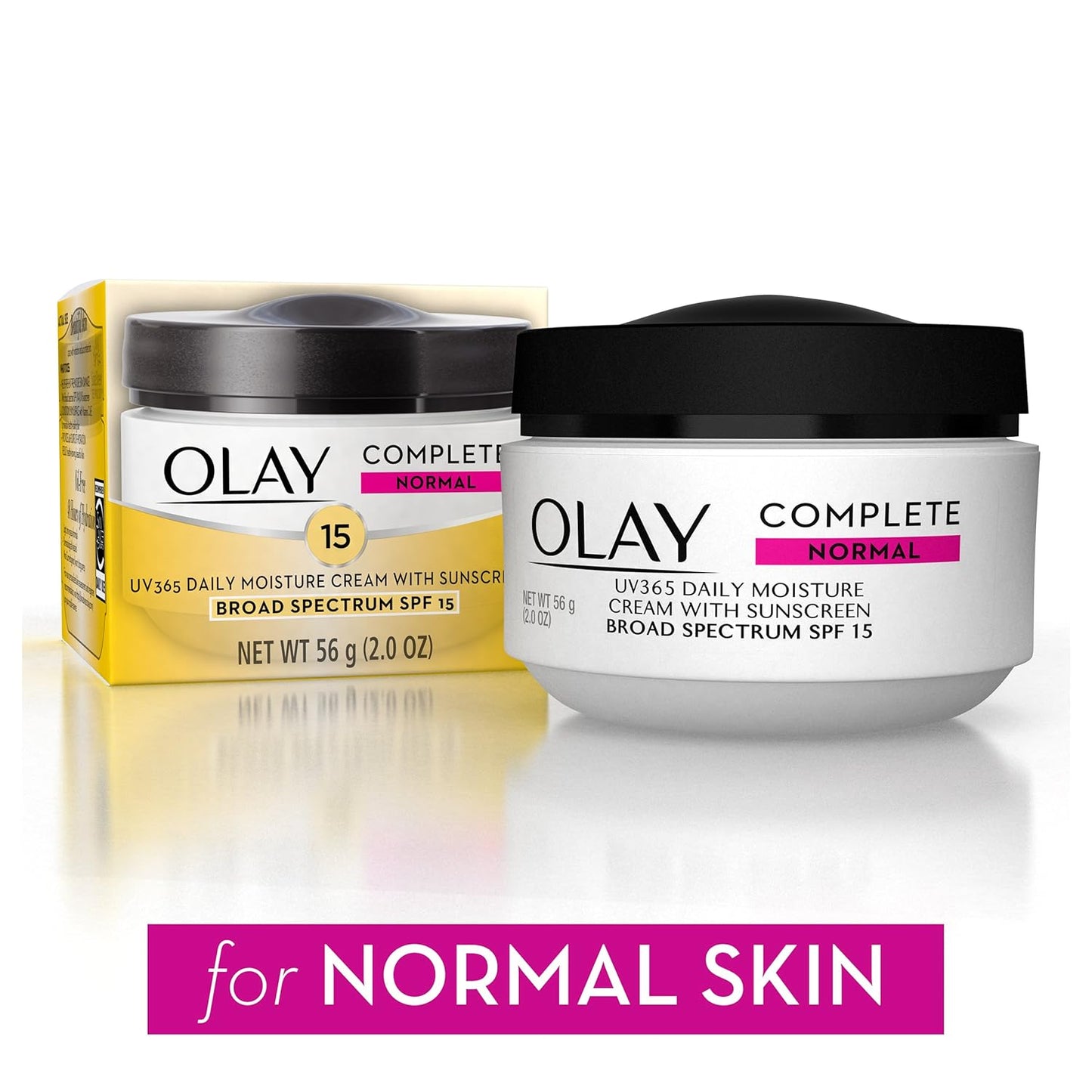 Face Moisturizer by Complete All Day UV Moisture Cream, SPF 15, Normal Skin, 2 Ounce (Pack of 3)
