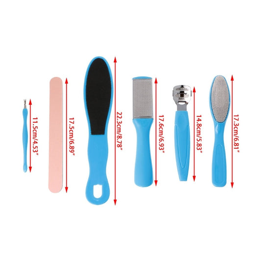 Calluses heel rubbing pedicure files