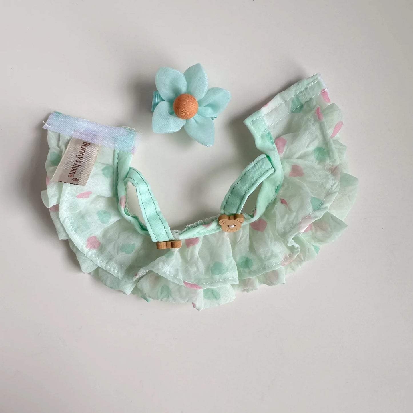 For 17cm labubu doll clothes wrinkled skirt flower hairpin set fisherman hat labubu clothes ropa labubu