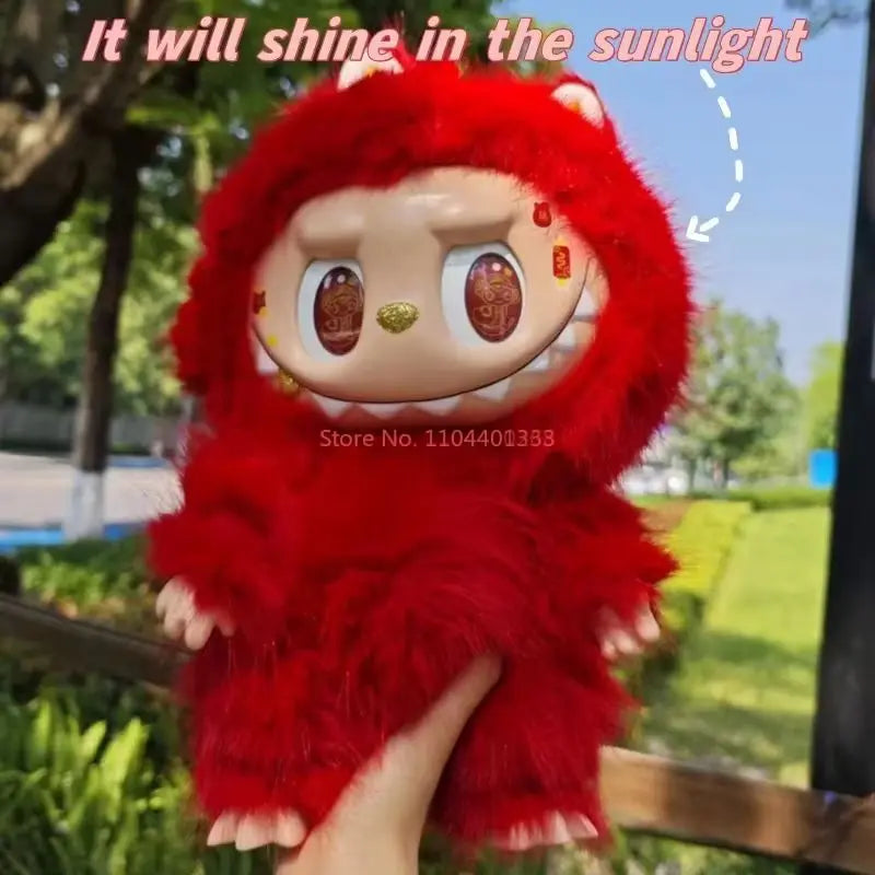 Replica 38cm Zimomo Angel Red Blue Big Energy Ahead Creative Diy Figure Vinyl Anime Peripherals Handmade Change Dolls Toys Gifts