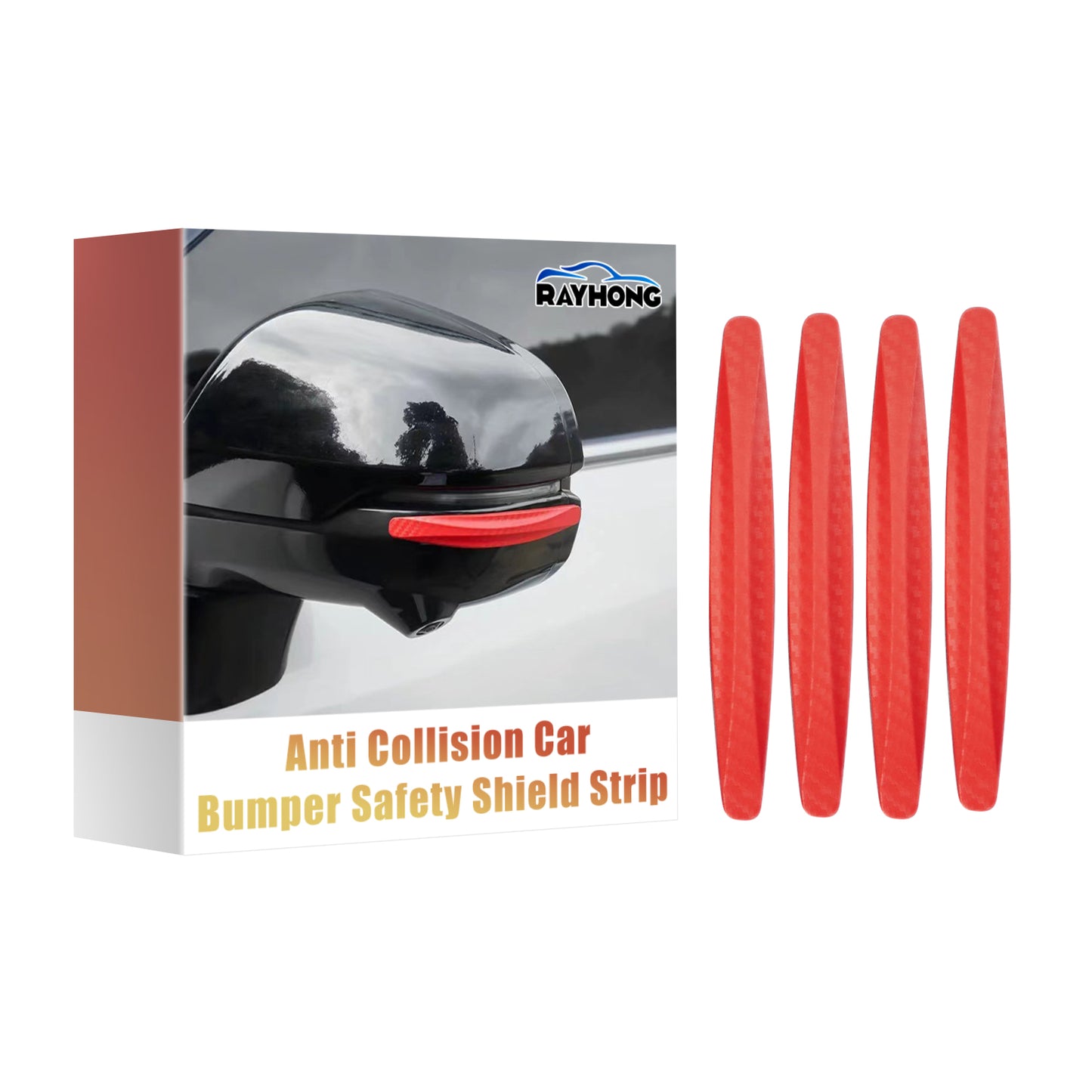 Car Collision Protection Stickers, Front And Rear Bumper Protection Anti-scratch Car Body Protection Sticker