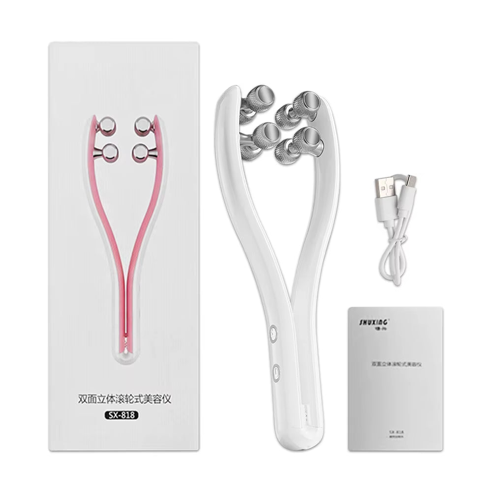 Facial Roller Face Lifting Massage Machine Y Shape V Face anti Double Chin Reduction Full Body Massager Skin Care Beauty Tool 