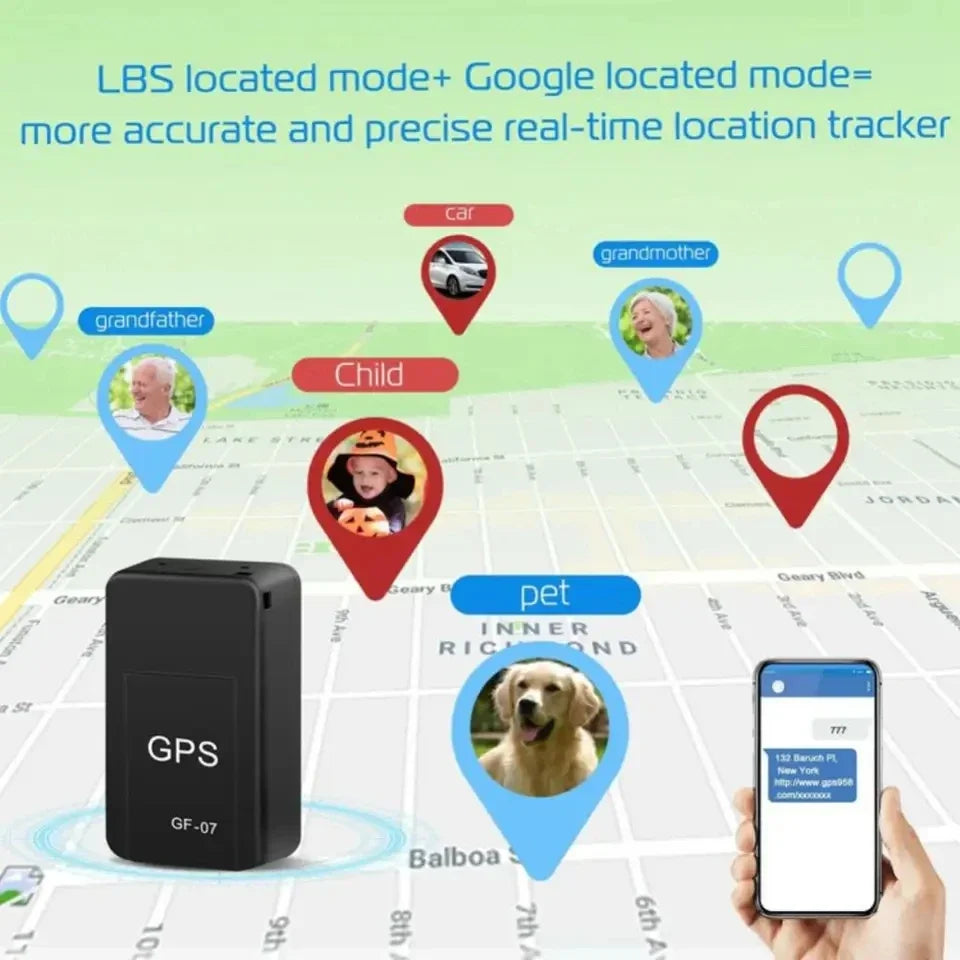 Micro Magnetic GPS Tracker, Vehicle Motorcycle Real-time Anti-theft Tracking Monitor, Personal Anti Loss Positioning Mini GPS