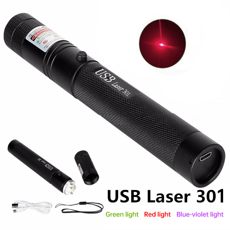 Portable Rechargeable High - Brightness Red/Green/Violet Laser Pointer, 60825 - 1, 532nm/650nm/405nm ,