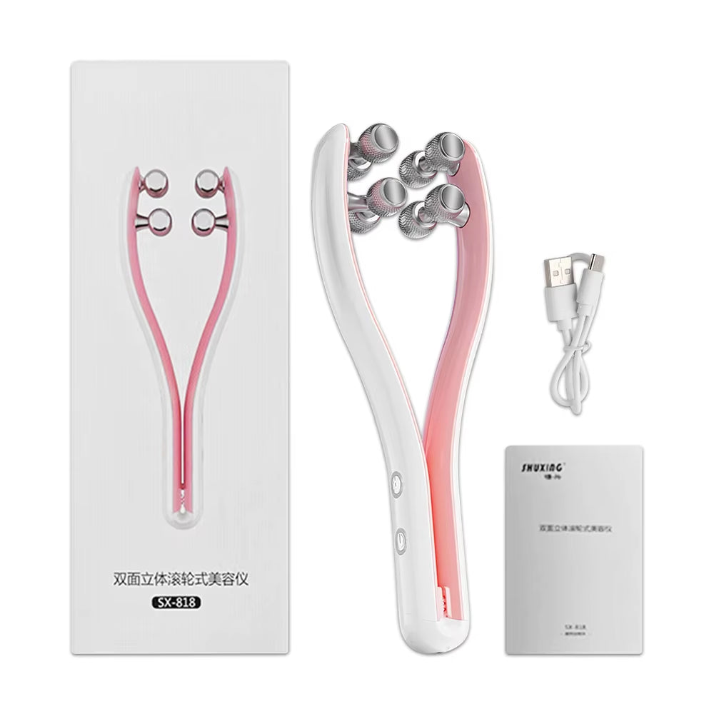 Facial Roller Face Lifting Massage Machine Y Shape V Face anti Double Chin Reduction Full Body Massager Skin Care Beauty Tool 