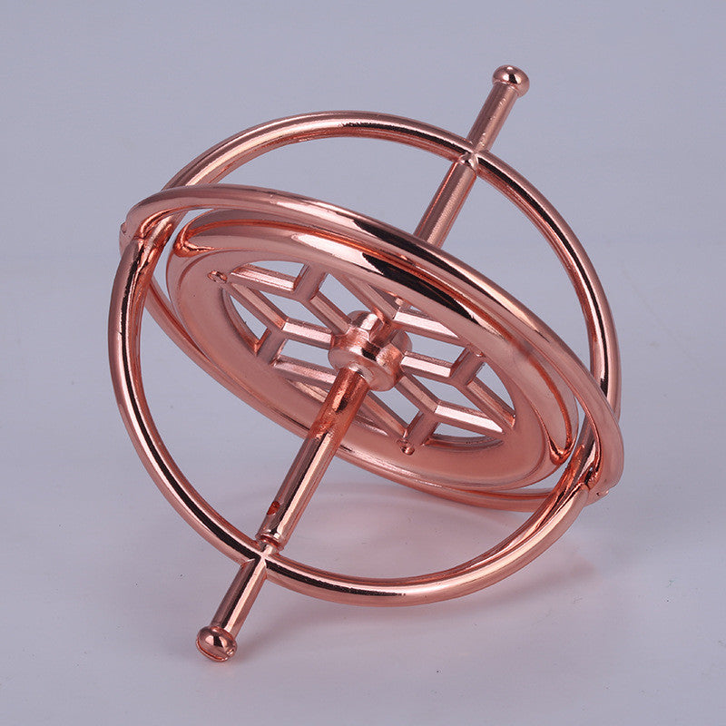 Creative Scientific Learning Metal Finger Gyroscope Gyro Top Pressure Relieve Classic Toy Educational Toy For Children