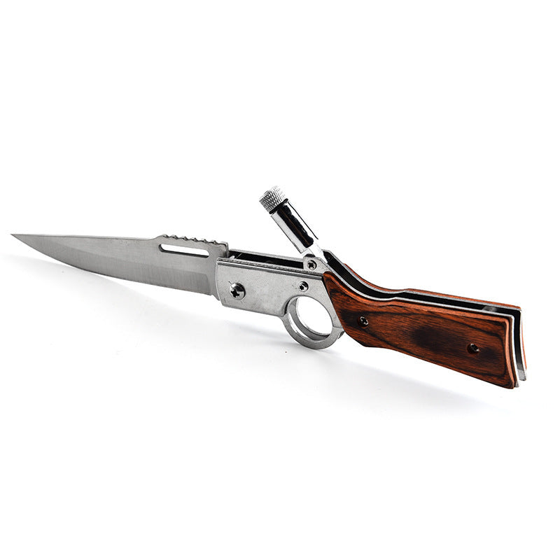 Folding Multifunctional Outdoor Multi-stainless Steel A Self-defense Tactical Knife