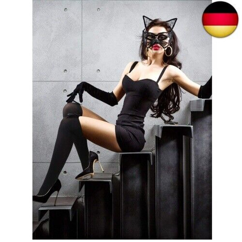 SATINIOR Satin Bogen Strümpfe Frauen Undurchsichtig Oberschenkel Hohe Strümpfe Ü
