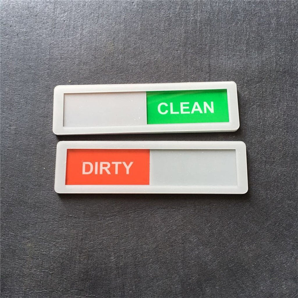 Room Cleaning Tips Cleanliness Signs Hotel Magnetic Signs Dishwasher Decoration Notice Board Clean Dirty Sign Home Room Decor