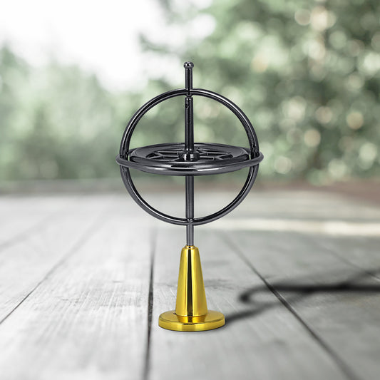 Creative Scientific Learning Metal Finger Gyroscope Gyro Top Pressure Relieve Classic Toy Educational Toy For Children