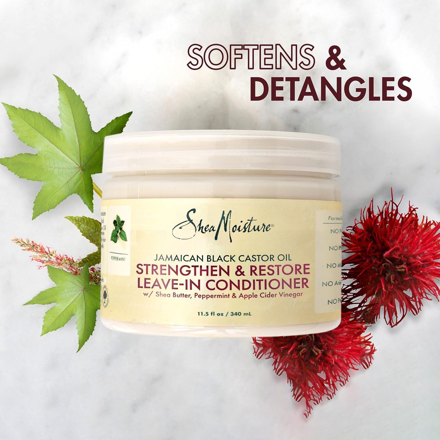 Sheamoisture Jamaican Black Castor Oil Replenishing Shampoo 16 Oz, Nourrissant