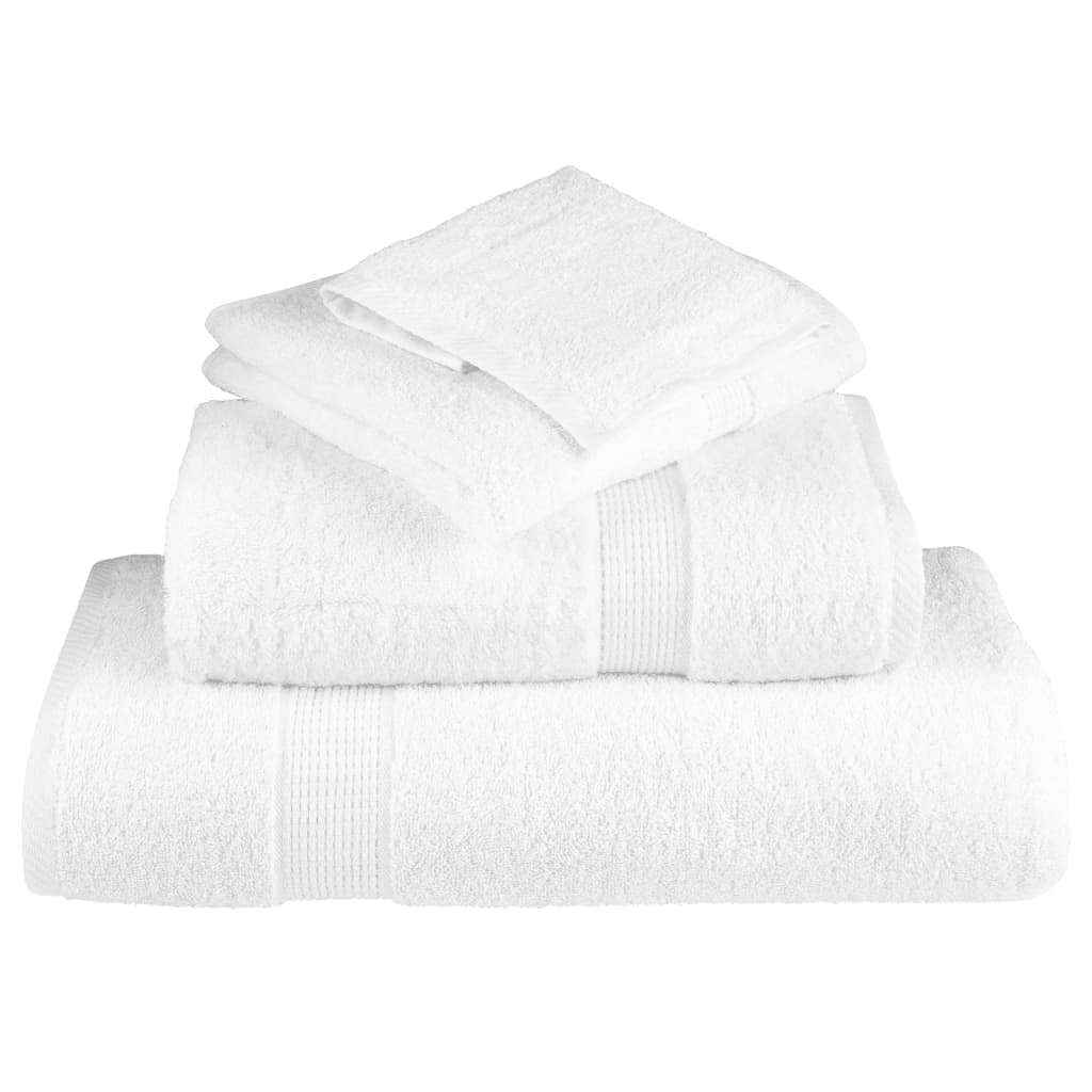 vidaXL Prosoape de duș premium SOLUND 25 buc alb 70x140cm 600 gsm