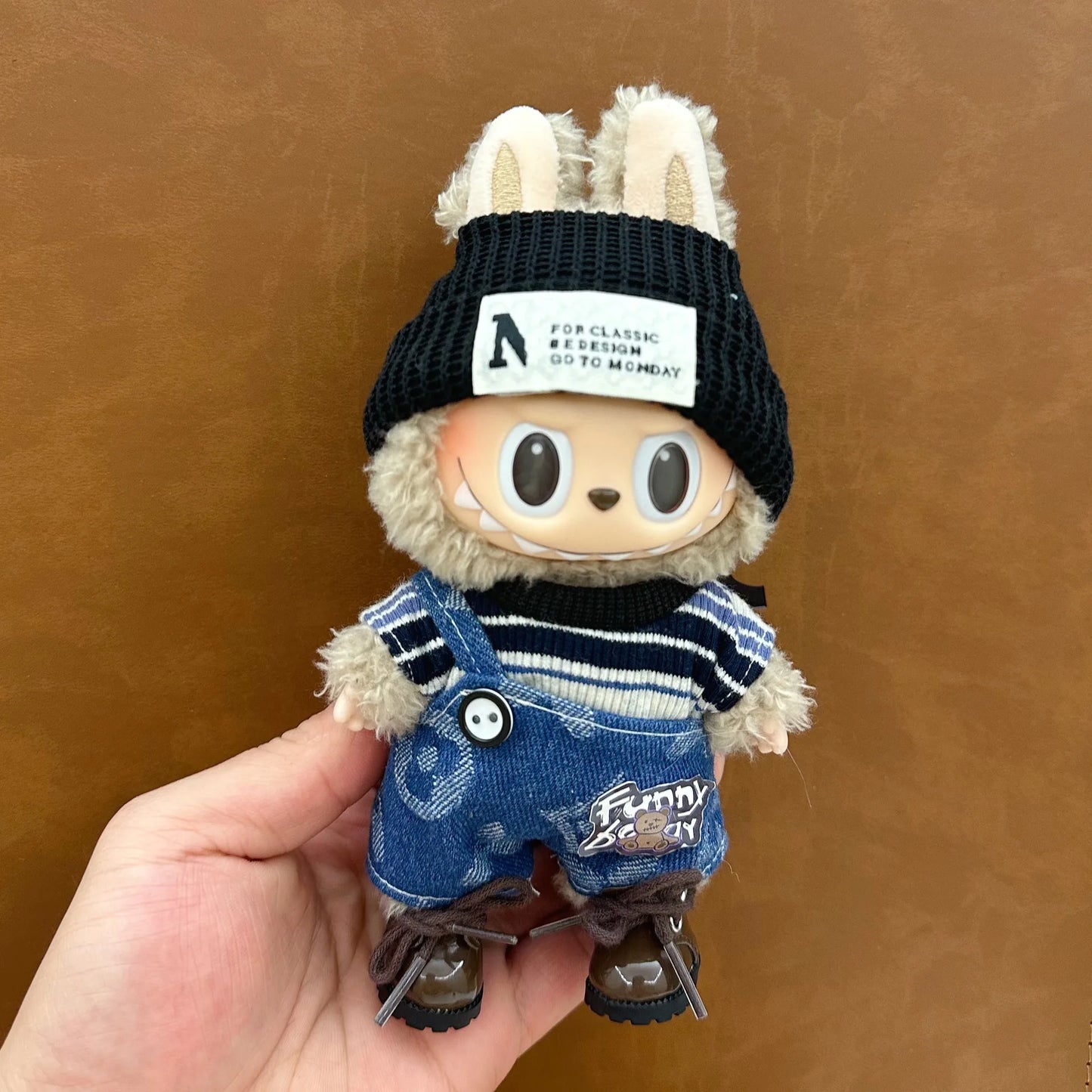 Doll Clothes For 15-17CM I II III Labubu Outfits Mini Plush Cotton Idol Doll Universal Clothing Sitting Party Accessories Gifts