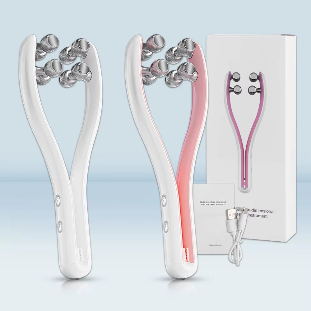 Facial Roller Face Lifting Massage Machine Y Shape V Face anti Double Chin Reduction Full Body Massager Skin Care Beauty Tool 