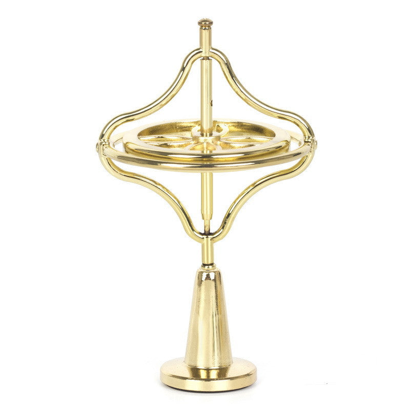 Creative Scientific Learning Metal Finger Gyroscope Gyro Top Pressure Relieve Classic Toy Educational Toy For Children