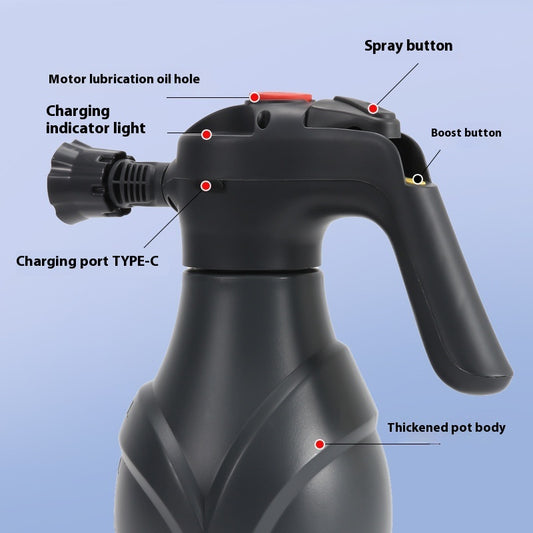 Car Wireless Electric Bubble Watering Can High Pressure Car Wash Watering Tools