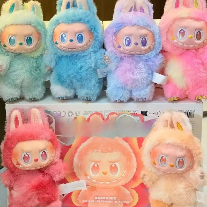 For Labubu The Monsters V3 Series Blind Box Teddy Vinyl Base Toy Animated Characters Mysterious Surprise Box Keychain Kids Gift