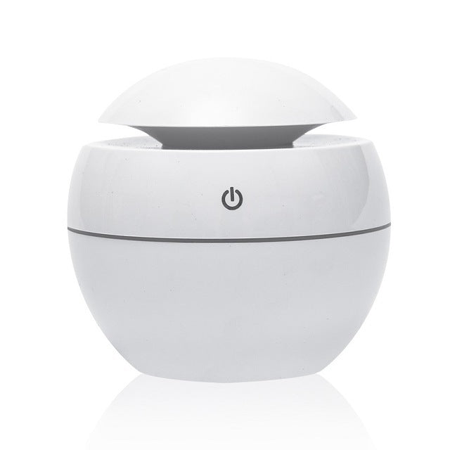 Eco-friendly Mute Mushroom Head Mini Ultrasonic Wood Grain Humidifier