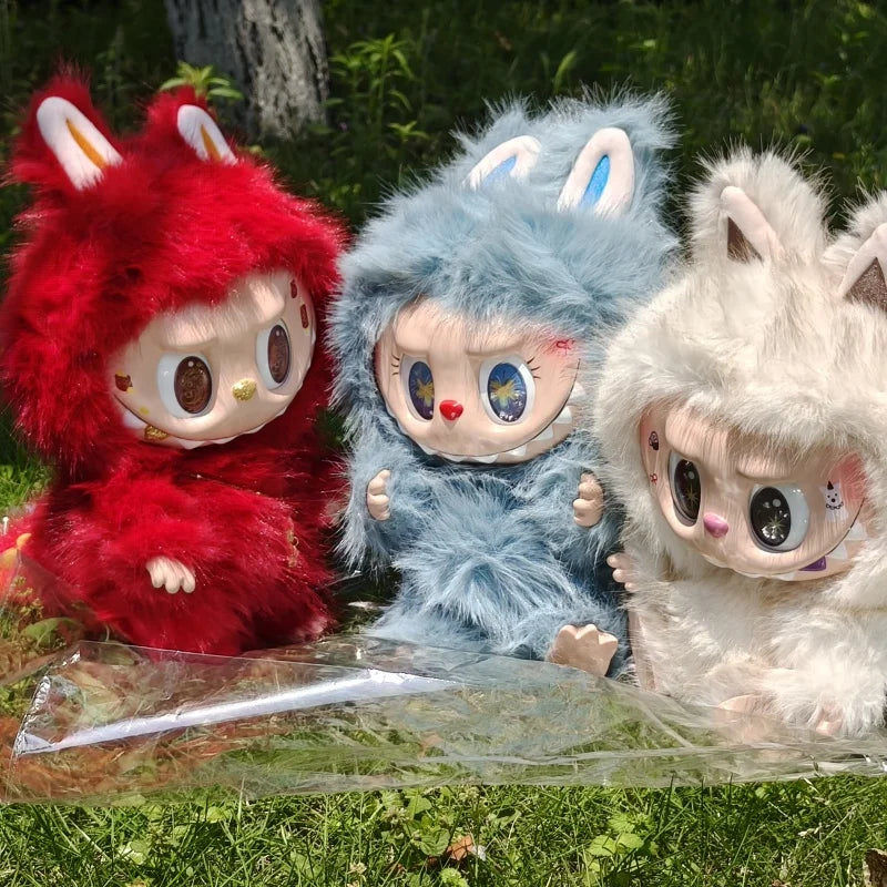 Replica 38cm Zimomo Angel Red Blue Big Energy Ahead Creative Diy Figure Vinyl Anime Peripherals Handmade Change Dolls Toys Gifts