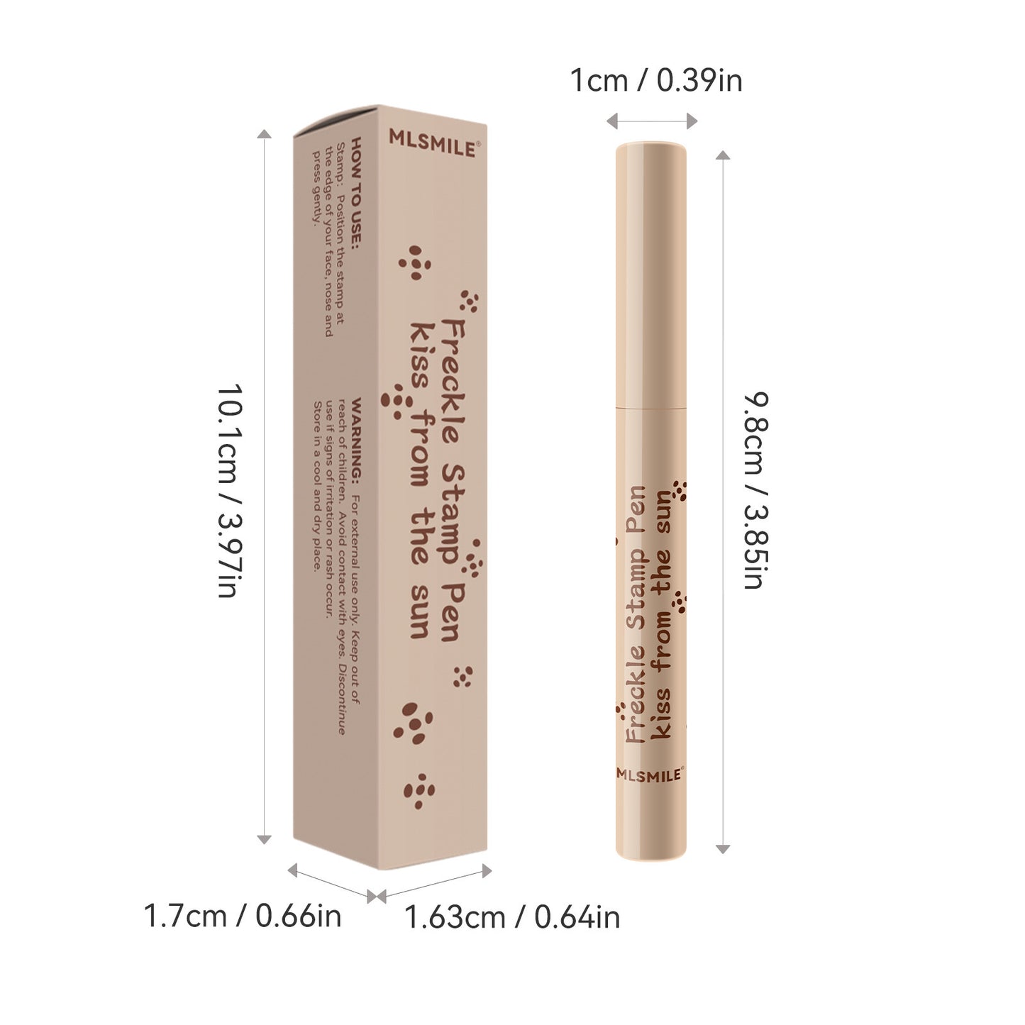 Waterproof And Easy To Color Simulation Freckle Pen