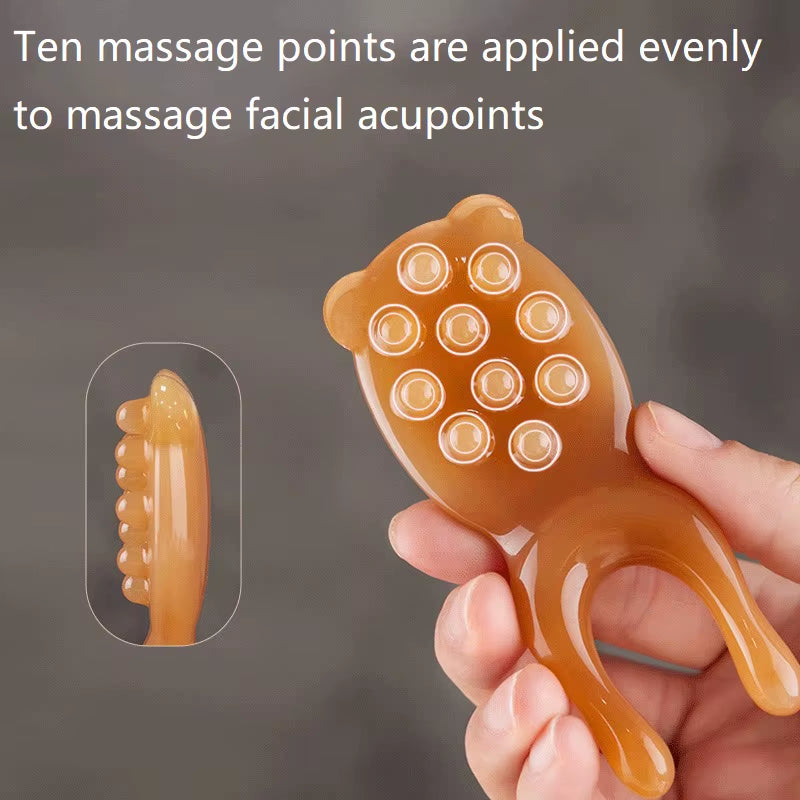 New Facial Massager Facial Roller Resin Gua Sha Tool Gouache Scraper Gua Sha Visage LBHL13