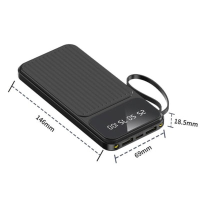 Portable  Power Bank 2 USB LED Fast Charger Battery Suitable For Mobile Phones