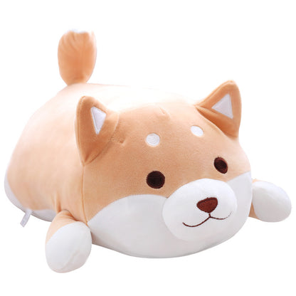 36cm 55cm Cute Fat Shiba Inu Dog Plush Toy Stuffed Soft Kawaii Animal Cartoon Pillow Lovely Gift For Kids Baby Children Gifts