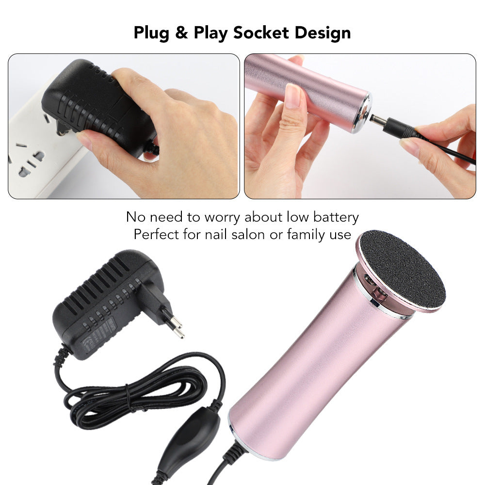 Electric Foot Grinder Calluses Removing Pedicure Device Kit