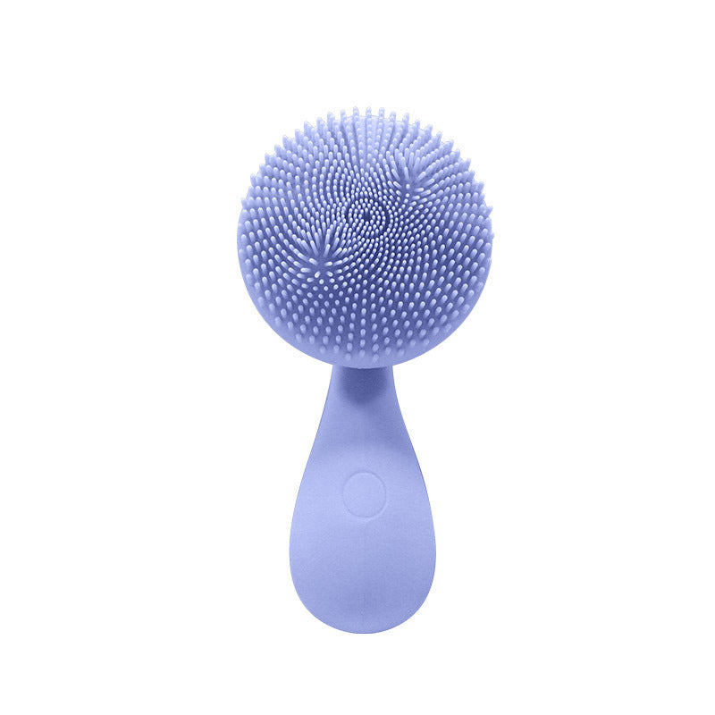 Xiaoruyi Sonic Electric Facial Cleansing Device Silicone Facial Washing Brush Magnetic Bead Rotating Facial Cleansing Facial Cleansing Brush Pore Cleaner