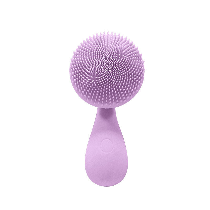 Xiaoruyi Sonic Electric Facial Cleansing Device Silicone Facial Washing Brush Magnetic Bead Rotating Facial Cleansing Facial Cleansing Brush Pore Cleaner