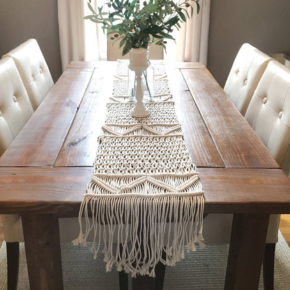 Woven Table Hand-Woven Table Blanket Decoration Tablecloth Eco-Friendly Cotton Rope