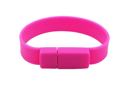 Fashion Silicone Bracelet Eco-Friendly Material Wristband Usb Flash Drive