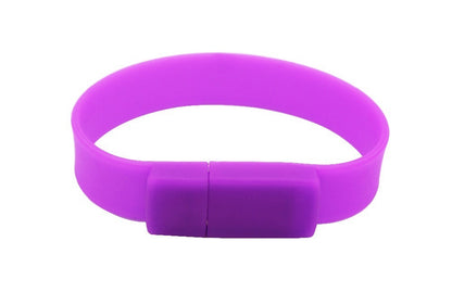 Fashion Silicone Bracelet Eco-Friendly Material Wristband Usb Flash Drive