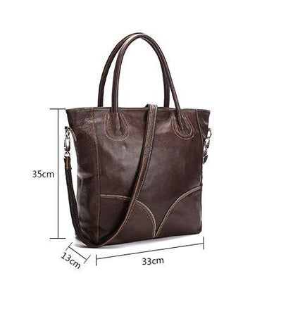 Manufacturers Selling Leather Bags Leather Handbag Tote Bag Leisure Shopping Bags Wholesale Large Capacity