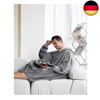 Oversized Hoodie Damen,Weich Flanell Hoodies Decke Damen,Mit Übergroßer T