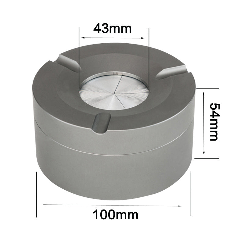 Household Minimalist Ash-proof Stainless Steel Ashtray