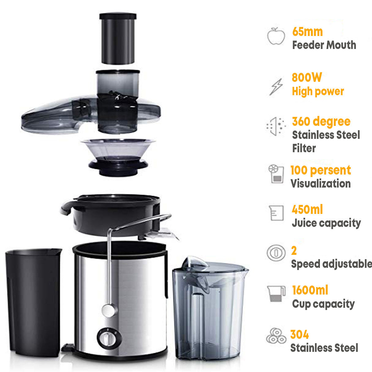 800W Electric juicer