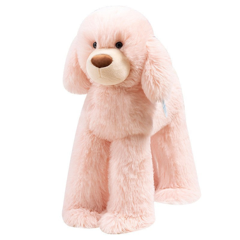 Children's Solid Color Long Hair Poodle Doll