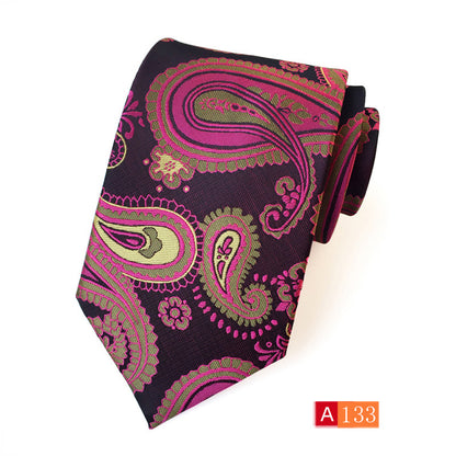 Men's Casual Formal Wear Polyester Jacquard Tie