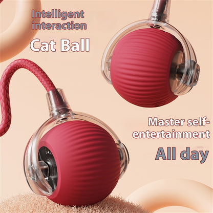 Electric Cat Toy Automatic Cat Ball Self-entertainment Rolling Ball