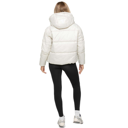 Enzo Womens Puffer Jacket Ladies Winter Warm Hooded Padded Zip Coat