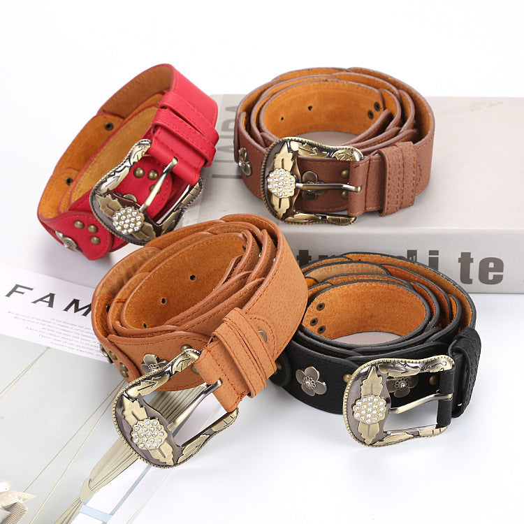 Retro Easy Matching Jeans Women's Belt