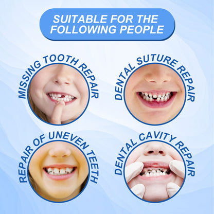 South Moon Solid Dental Gel Fixing Teeth Temporary Filling Cavities Filling Gel Dentures Denture Gap Filling Gel