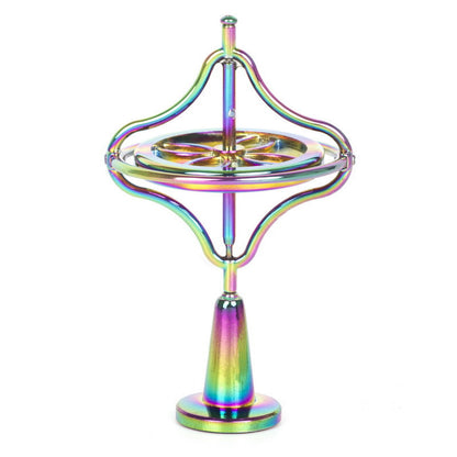 Creative Scientific Learning Metal Finger Gyroscope Gyro Top Pressure Relieve Classic Toy Educational Toy For Children
