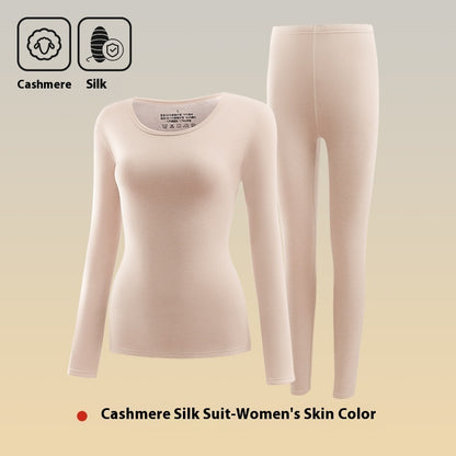 Cashmere Silk Thermal Underwear Long Johns