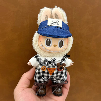 Doll Clothes For 15-17CM I II III Labubu Outfits Mini Plush Cotton Idol Doll Universal Clothing Sitting Party Accessories Gifts