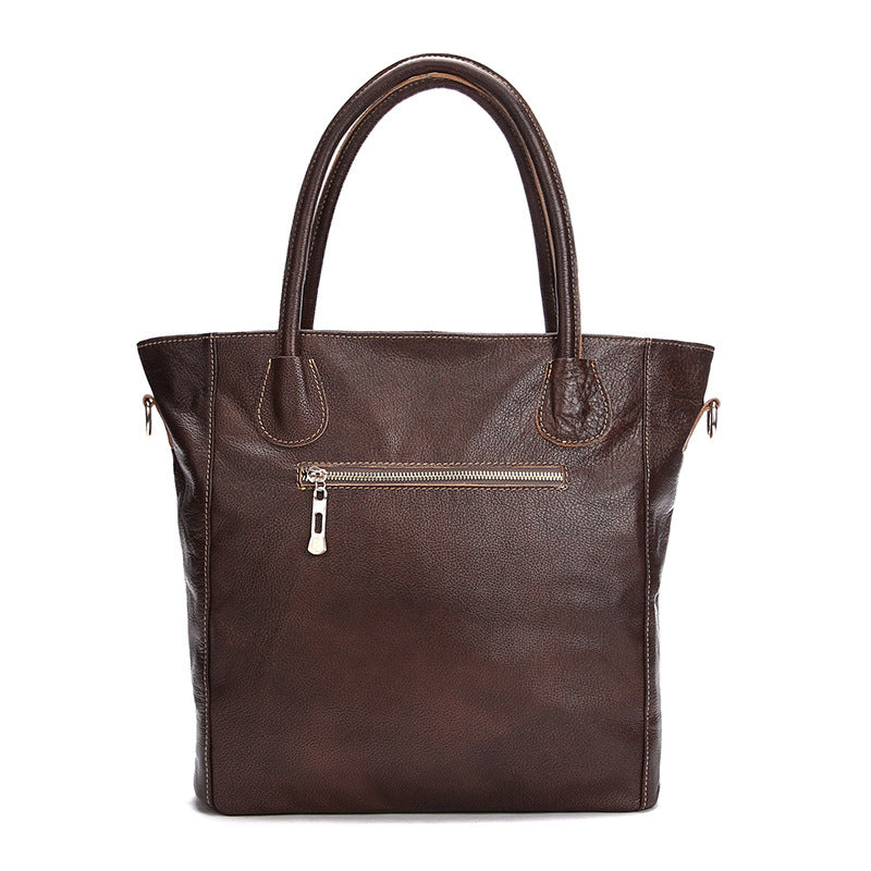 Manufacturers Selling Leather Bags Leather Handbag Tote Bag Leisure Shopping Bags Wholesale Large Capacity