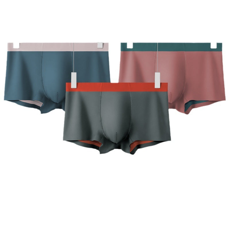 Ice Silk Modal Double-sided Seamless Boxers