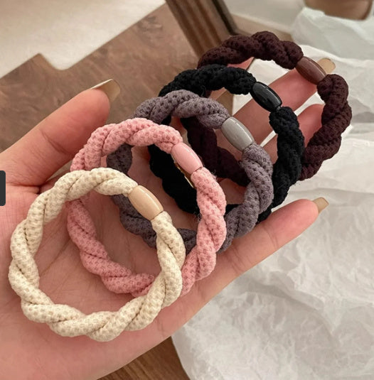 Female Hair Tie With Simple High Ponytail Rope