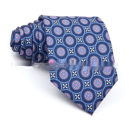 Business Polyester Men's Printed Workplace Tie